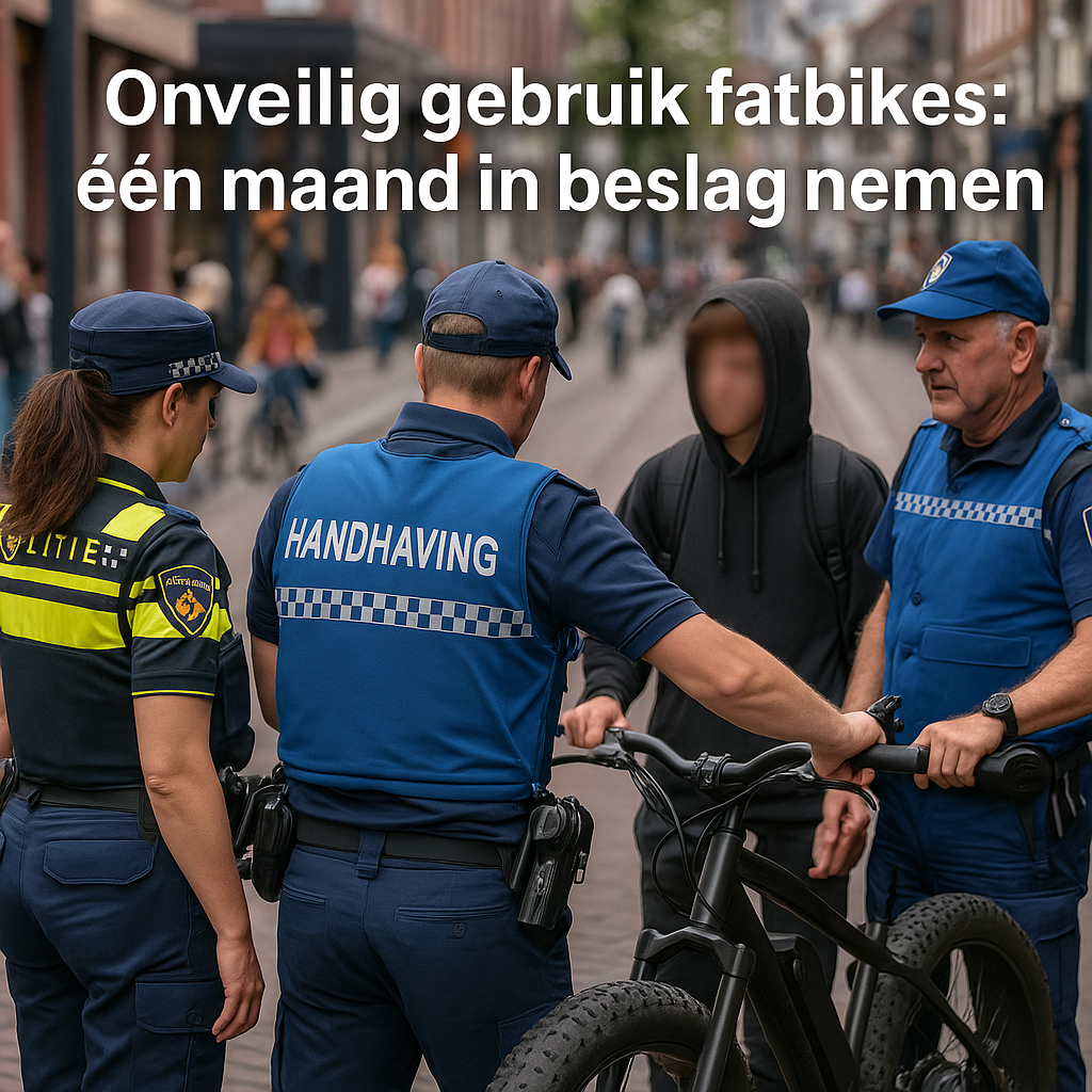 Fatbikes in beslag Amsterdam - Veiligheidsbeleid Verenigd Amsterdam